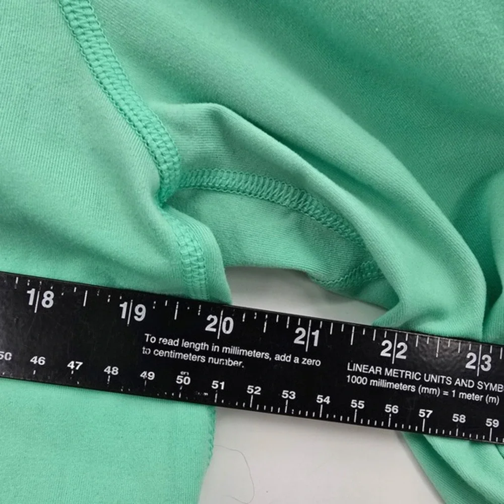 Nike Running Dri-FIT Womens Quarter Zip Pullover Mint Green Large Striped Swoosh - Picture 12 of 13